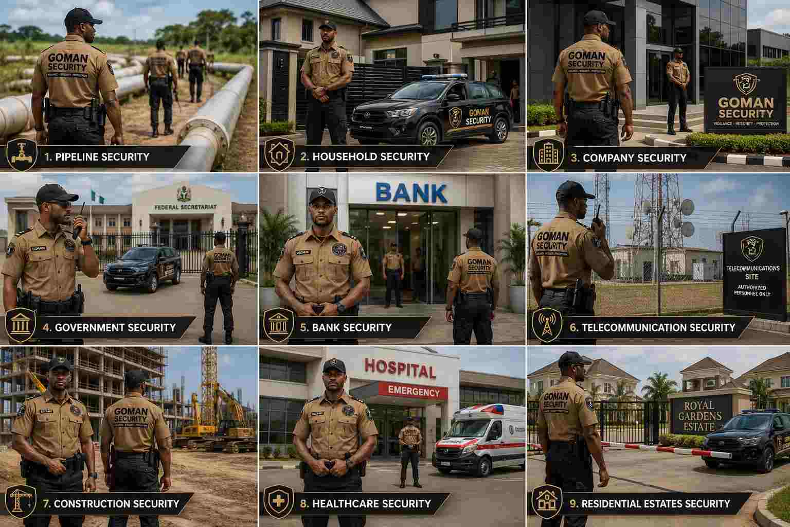 GOMAN commitment to professional security